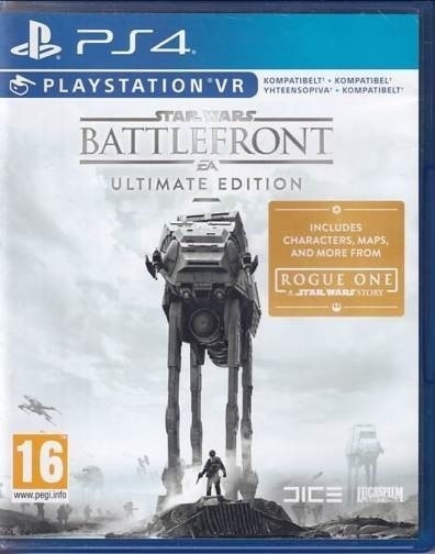 Star Wars Battlefront - Ultimate Edition - PS4 (A Grade) (Genbrug)